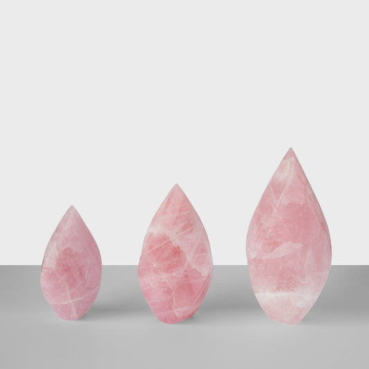 Flama de cuarzo rosa IV.