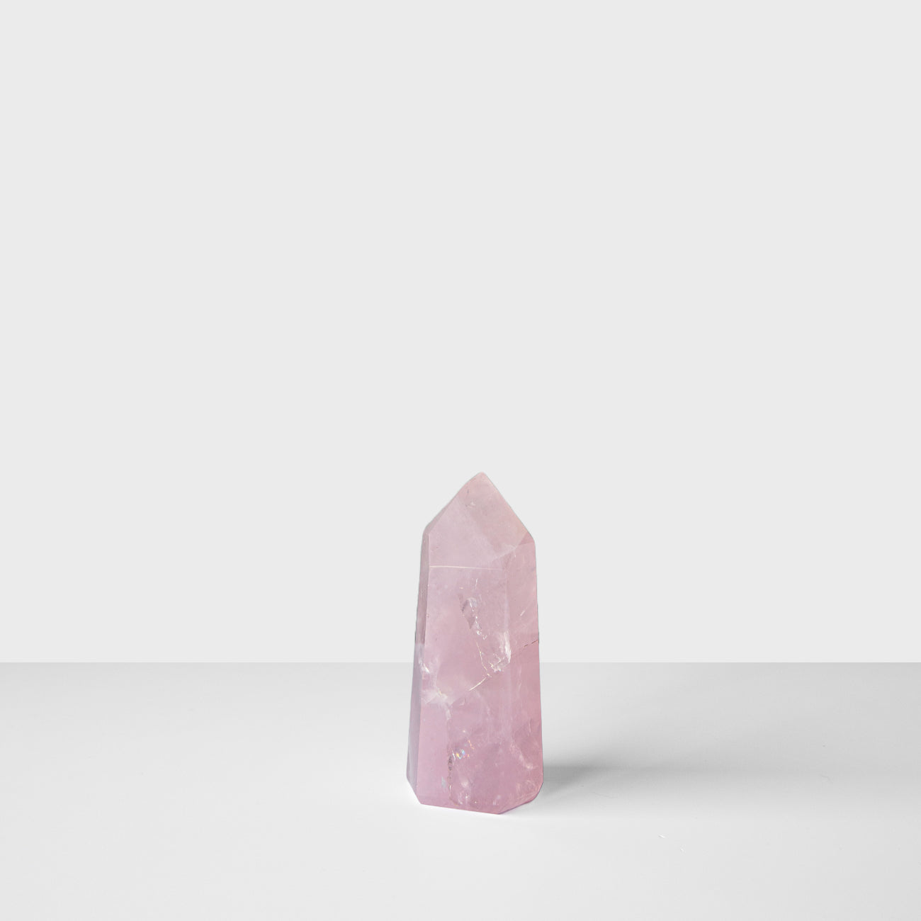 Punta de cuarzo rosa IX.