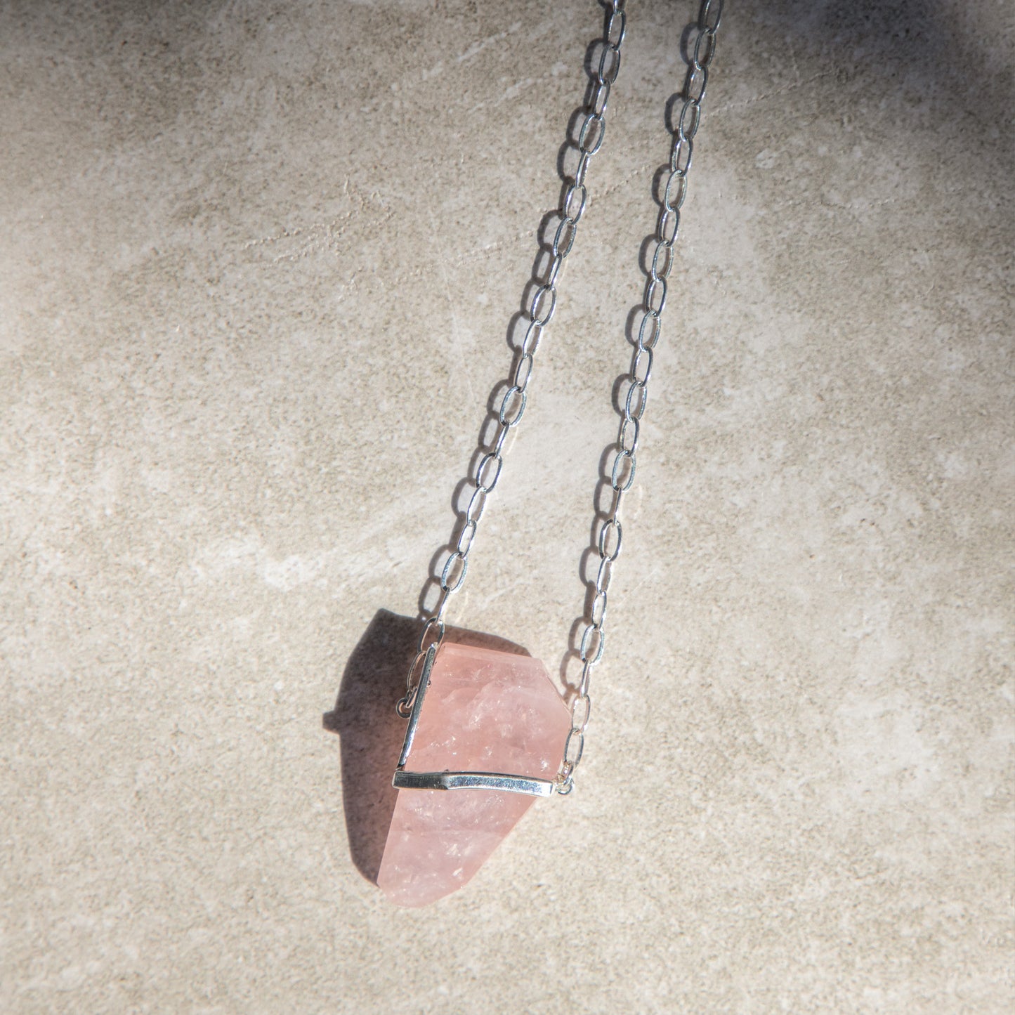 Collar Cuarzo Rosa I